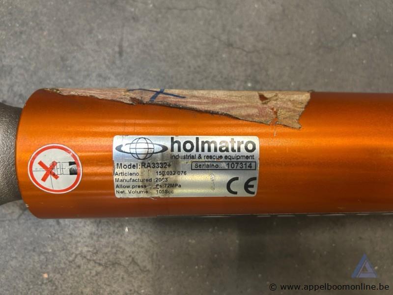 Hydraulische ram HOLMATRO RA3322+, bouwjaar 2003, serienummer 107314, maximale druk 72 MPa – foto 3 – kavel bij Appelboom