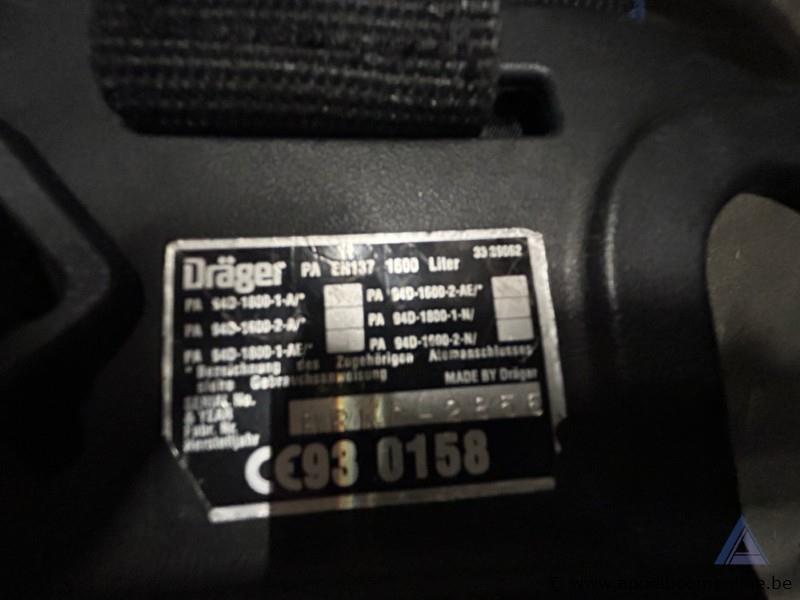 Ademluchttoestel DRÄGER PA94D, inclusief masker – foto 4 – kavel bij Appelboom