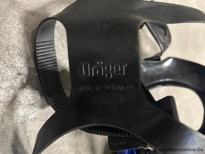 6x Ademluchtmasker DRÄGER Panorama Nova – foto 4 – kavel bij Appelboom