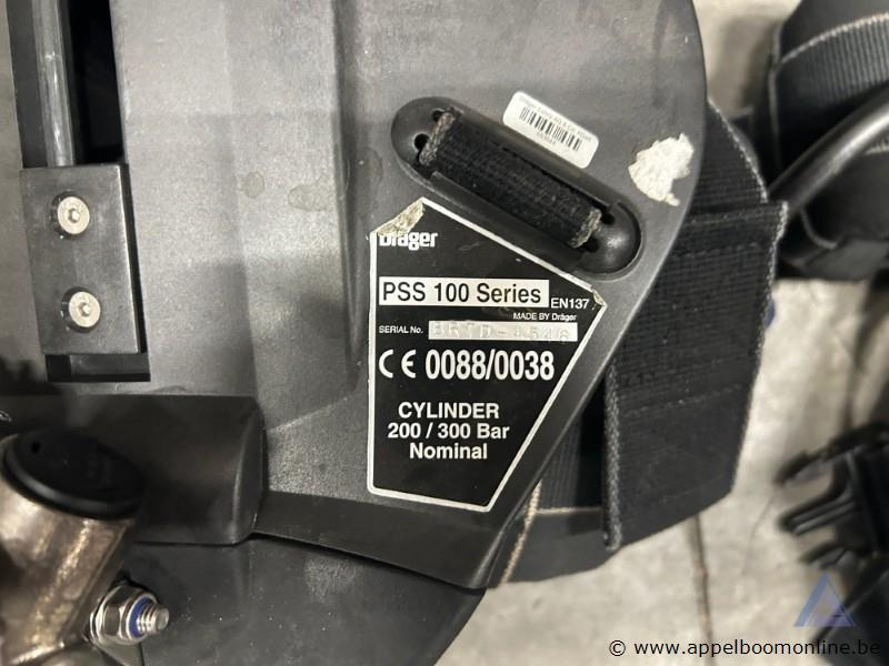 7 Ademluchttoestellen Dräger PSS 100 Series, voor cilinders van 200/300 bar – foto 3 – kavel bij Appelboom