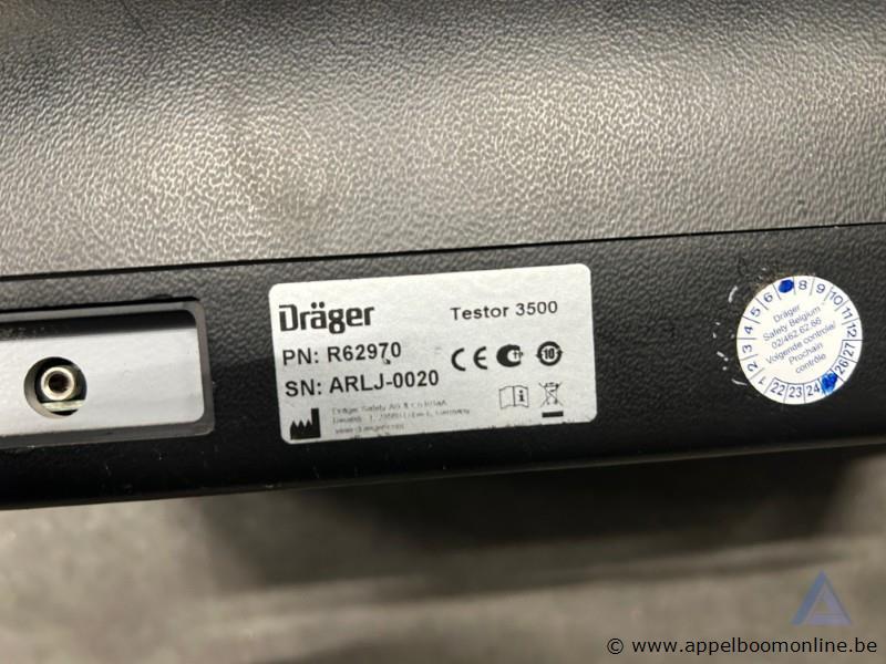 Testapparaat ademluchtbescherming Dräger Testor 3500, serienummer ARLJ-0020. Werking niet gekend – foto 3 – kavel bij Appelboom