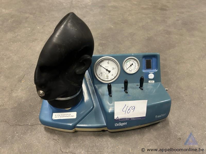 Testapparaat ademluchtbescherming DRÄGER Testor R53400, serienummer ARPN-0005. Werking niet gekend – foto 2 – kavel bij Appelboom