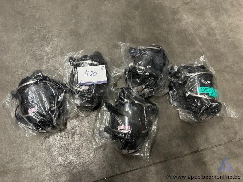 5x ademluchtmasker DRÄGER Panorama Nova, met spin – foto 2 – kavel bij Appelboom