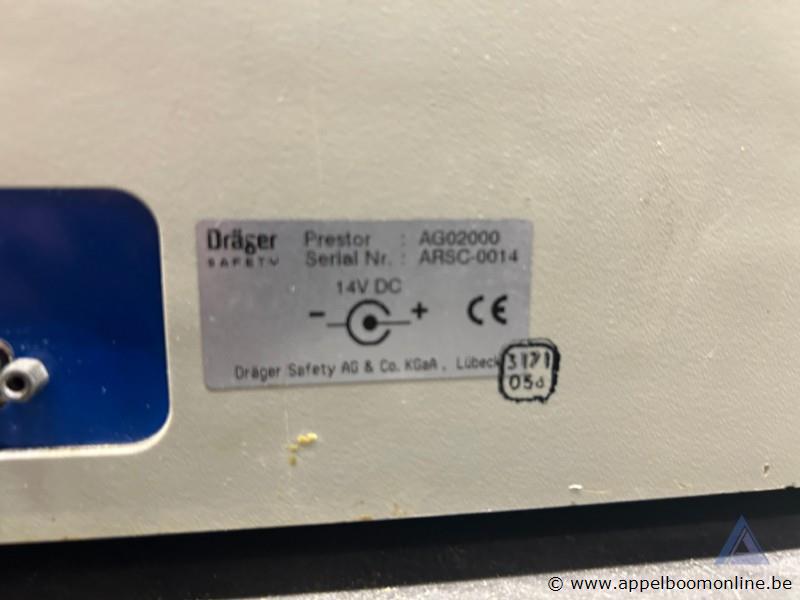 Testapparaat ademluchtbescherming DRÄGER Prestor AG02000, serienummer ARSC-0014. Werking niet gekend – foto 3 – kavel bij Appelboom