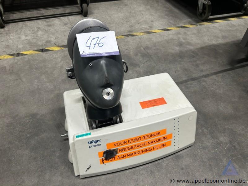 Testapparaat ademluchtbescherming Dräger Prestor AG02000, serienummer ARDA-0004. Werking niet gekend – foto 2 – kavel bij Appelboom