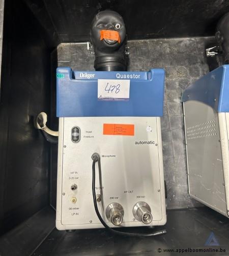 Testapparaat voor adembescherming Dräger Quaestor AG 02332, met ingangen voor MP IN (0-20 bar), LP IN (= 30 mbar), HP OUT (200 bar, 300 bar). Werki… – foto 2 – kavel bij Appelboom