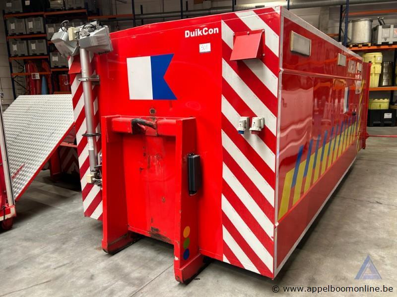 Duikcontainer DUIKCON, afmetingen 4,95 x 2,40 m, met interne inrichting en externe verlichting, elektrische aansluitingen 200-250V en 380-415V. Wer… – foto 2 – kavel bij Appelboom