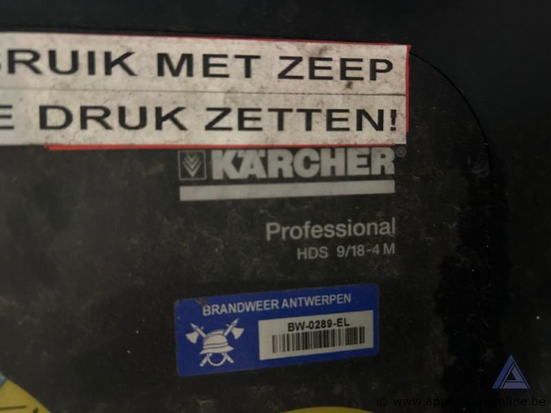 Hogedrukreiniger Kärcher HDS 9/18-4M, inclusief spuitlans en slang. Werking niet gekend – foto 4 – kavel bij Appelboom