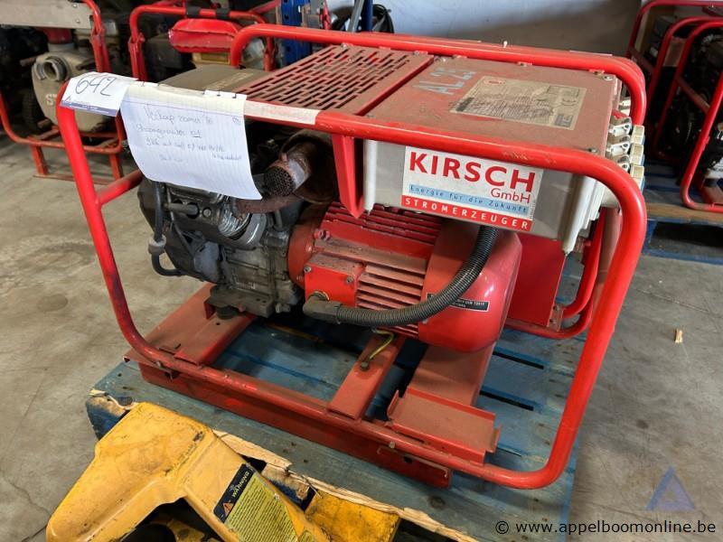 Stroomgenerator KIRSCH 9 BSVE, bouwjaar 2008, 7.2 kW, 230/400 V, 3 fasen, serienummer 11420. Werking niet gekend – foto 2 – kavel bij Appelboom