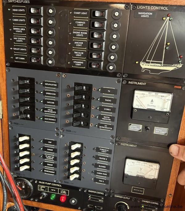 Pleziervaartuig RUSHCUTTER, zeilboot Cortessa 43, 13,07m - 3.85m - 2.25m, composiet, 1 mast, bj 1982, S0403408215, Sole motor 40.5Kw – foto 19 – kavel bij Appelboom