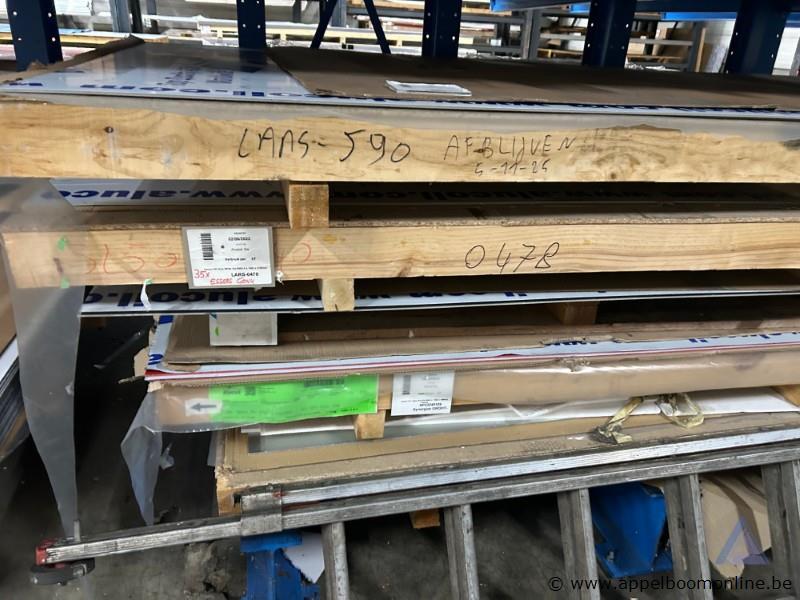 Lot diverse aluminium composiet- en kunststofplaten wo ALUCOIL – foto 3 – kavel bij Appelboom