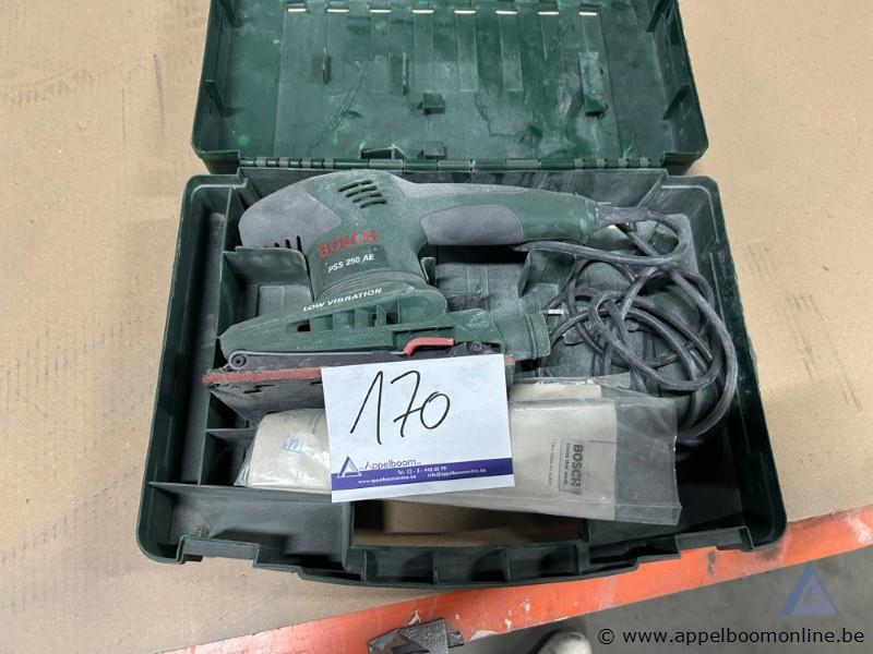Schuurmachine BOSCH PSS 250 AE, inclusief koffer – foto 2 – kavel bij Appelboom