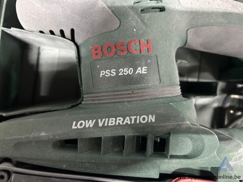 Schuurmachine BOSCH PSS 250 AE, inclusief koffer – foto 3 – kavel bij Appelboom