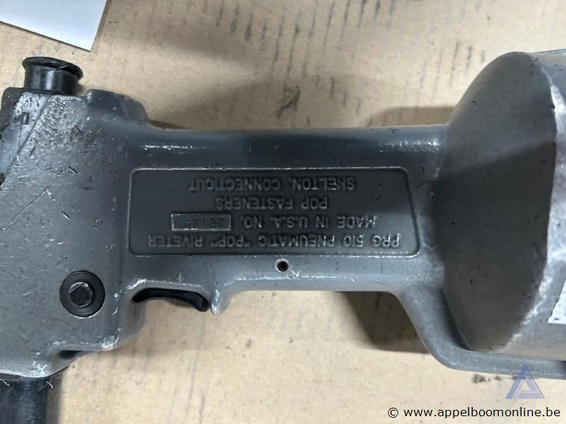 Pneumatische blindklinktang POP FASTENERS PRG 510, serienummer DB128 – foto 3 – kavel bij Appelboom