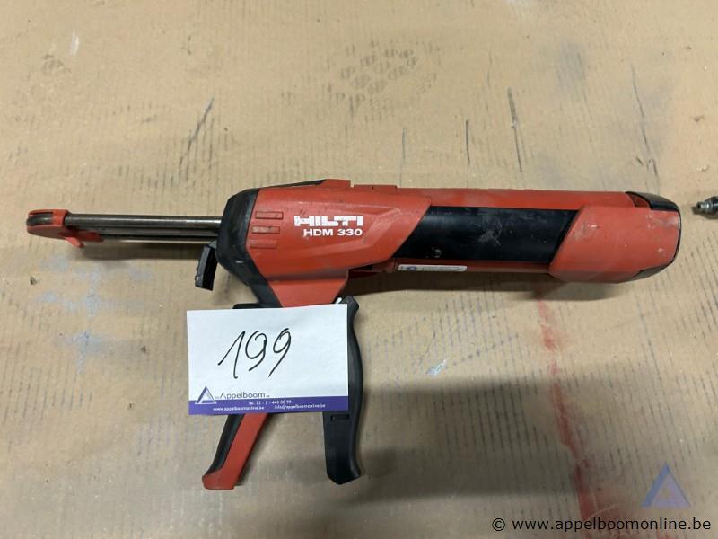 kitpistool HILTI HDM 330 – foto 2 – kavel bij Appelboom