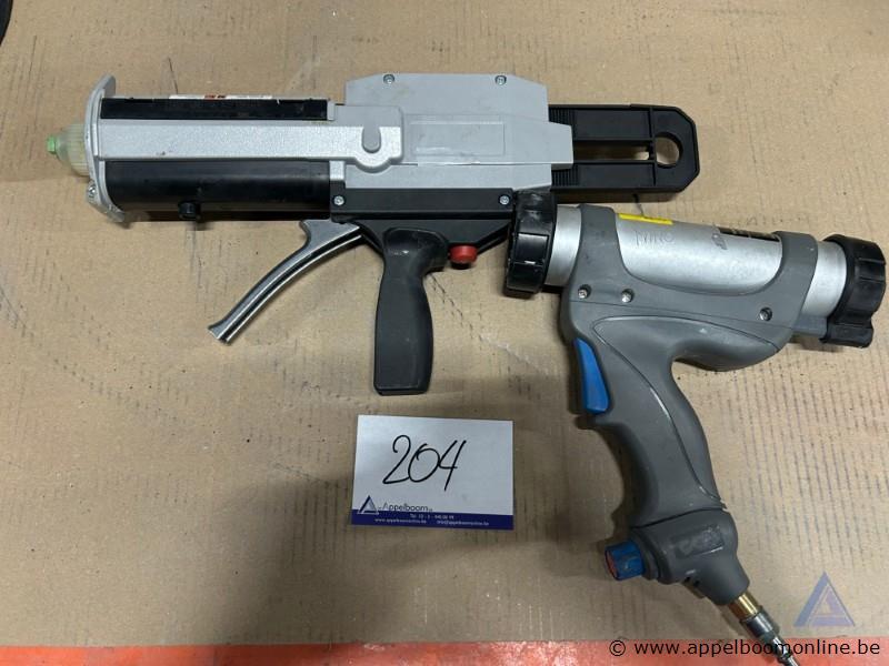 handmatige kitspuit + pneumatische kitspuit, maximale ingangsdruk 10 bar – foto 2 – kavel bij Appelboom