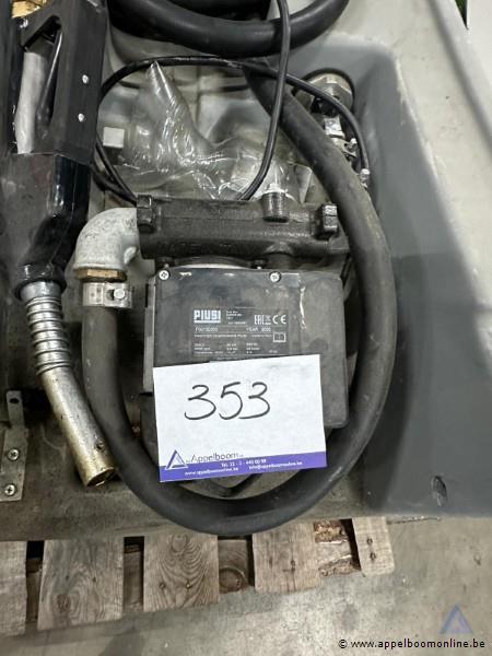 Mobiele brandstoftank ATS, met PIUSI pomp, bouwjaar 2020, 230 V, serienummer F00730000. Werking niet gekend – foto 4 – kavel bij Appelboom