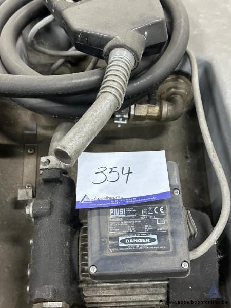 Mobiele dieseltank met pomp PIUSI, bouwjaar 2016, 230 V, 0,55 kW, 1 fase. Werking niet gekend – foto 3 – kavel bij Appelboom
