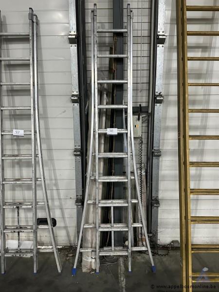 Alu ladder vv 2x10 sporten – kavel bij Appelboom