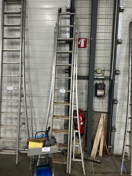Alu ladders 2x10 sporten – foto 2 – kavel bij Appelboom