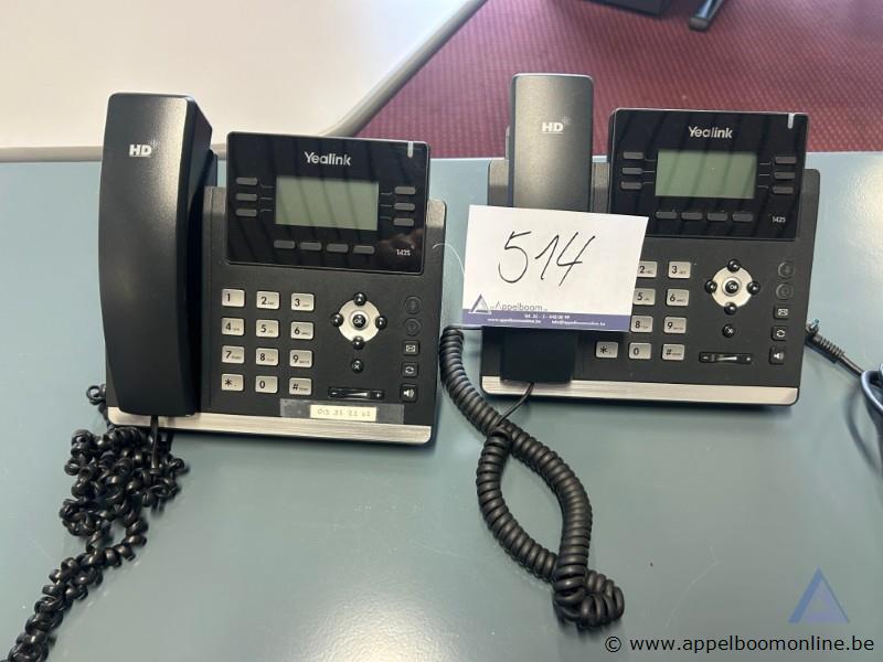 2x bureautelefoon Yealink T42S. Werking niet gekend, VoIP telefoon – foto 2 – kavel bij Appelboom