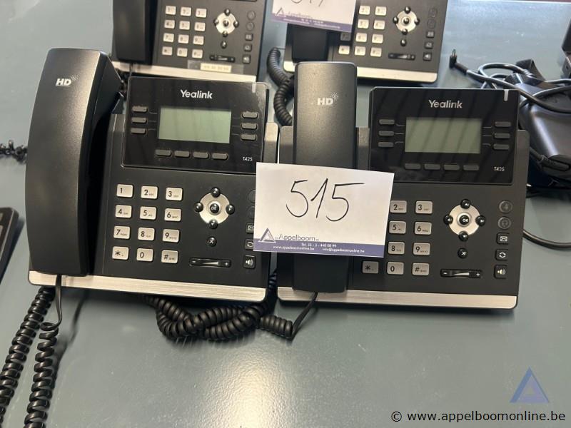 2x bureautelefoon Yealink. Werking niet gekend – foto 2 – kavel bij Appelboom