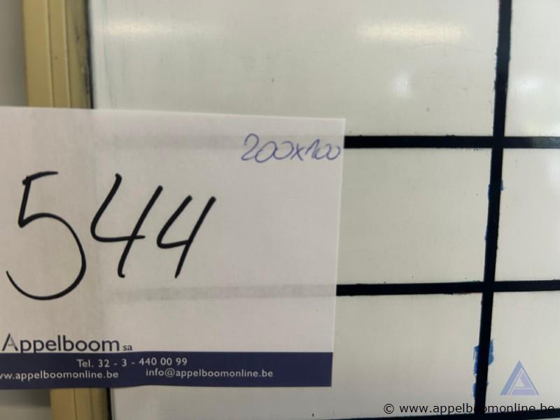 Whiteboard met raster, inclusief diverse magneten, planbord, 200 x 100 cm – foto 3 – kavel bij Appelboom
