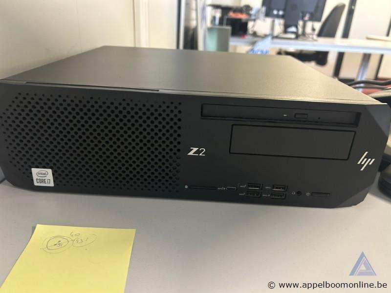 Computerwerkstation HP Z2 met Intel Core i7 processor, inclusief HP monitor, Iiyama monitor, Logitech toetsenbord en SteelSeries muismat. Werking n… – foto 3 – kavel bij Appelboom