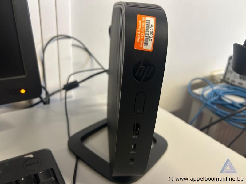 Computerwerkstation met monitor HP P201, toetsenbord en muis, inclusief barcodescanner Symbol met flexibele standaard. Werking niet gekend – foto 3 – kavel bij Appelboom