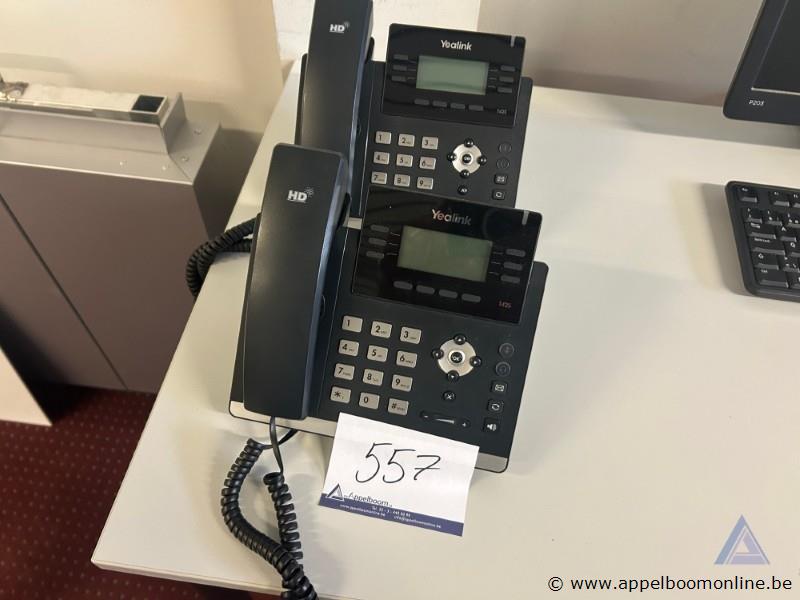 2x Bureautelefoon Yealink T42S. Werking niet gekend – kavel bij Appelboom