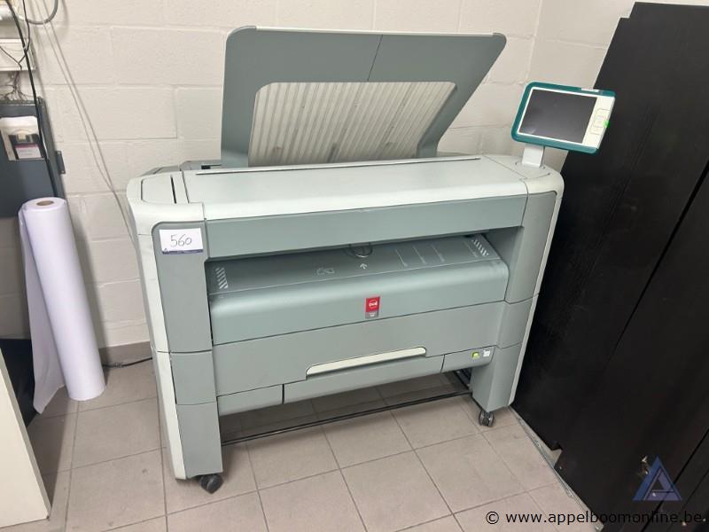 Grootformaat printer met scanner en touchscreen bediening. Werking niet gekend, OCÉ PlotWave 340 – kavel bij Appelboom