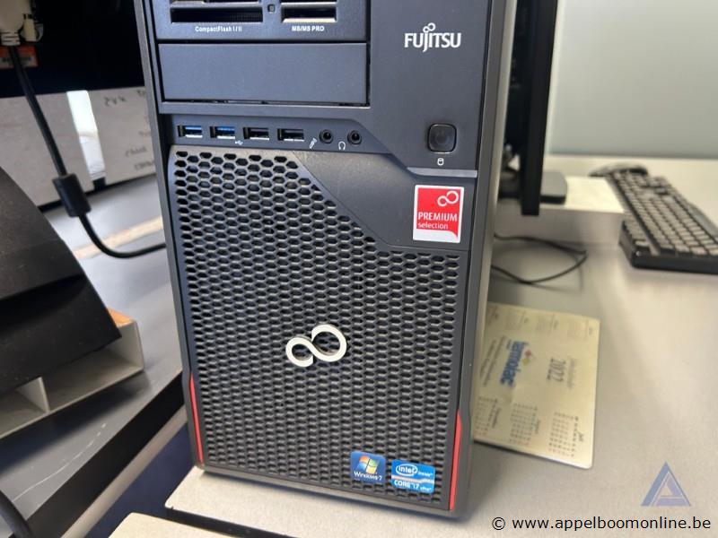 Computerwerkstation FUJITSU met Intel Core i7 processor en Windows 7, inclusief HP monitor, toetsenbord en muis. Werking niet gekend – foto 3 – kavel bij Appelboom