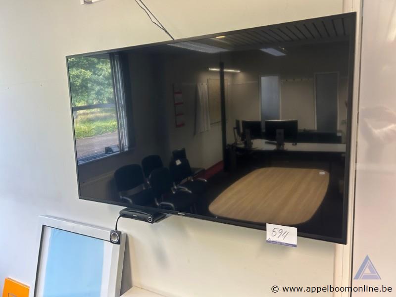 Televisie SAMSUNG, inclusief Barco ClickShare draadloos presentatiesysteem. Werking niet gekend – foto 2 – kavel bij Appelboom