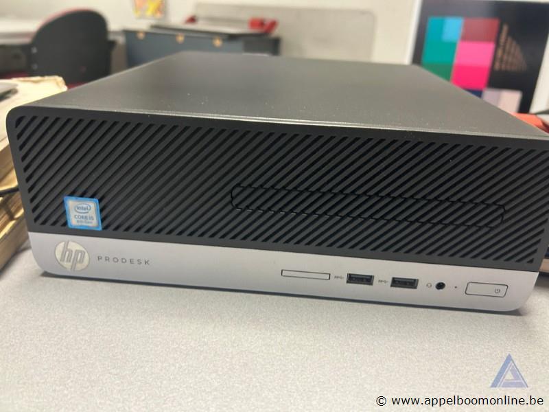 Computerwerkstation HP ProDesk, Intel Core i5 processor, inclusief twee monitoren HP EliteDisplay E240c, toetsenbord en muis. Werking niet gekend – foto 3 – kavel bij Appelboom