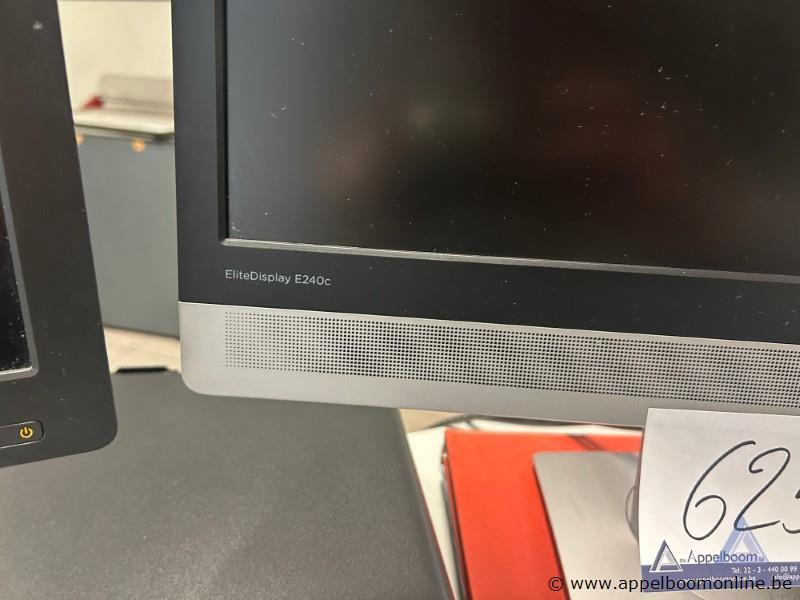 Computerwerkstation HP ProDesk, Intel Core i5 processor, inclusief twee monitoren HP EliteDisplay E240c, toetsenbord en muis. Werking niet gekend – foto 4 – kavel bij Appelboom