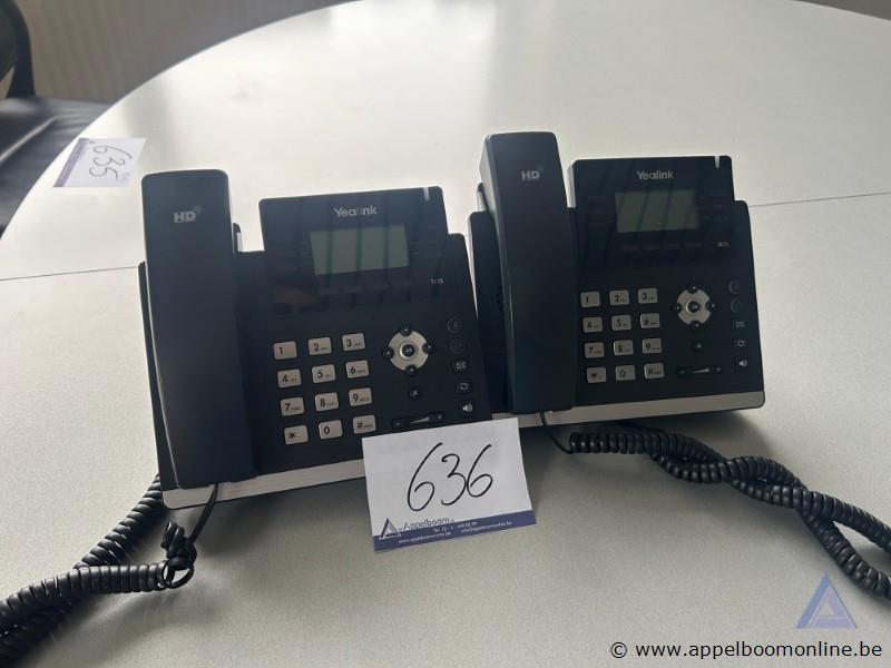 2x telefoontoestel Yealink, T42S – kavel bij Appelboom