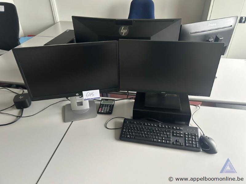 2 diverse monitoren wo. IIYAMA / HP – kavel bij Appelboom