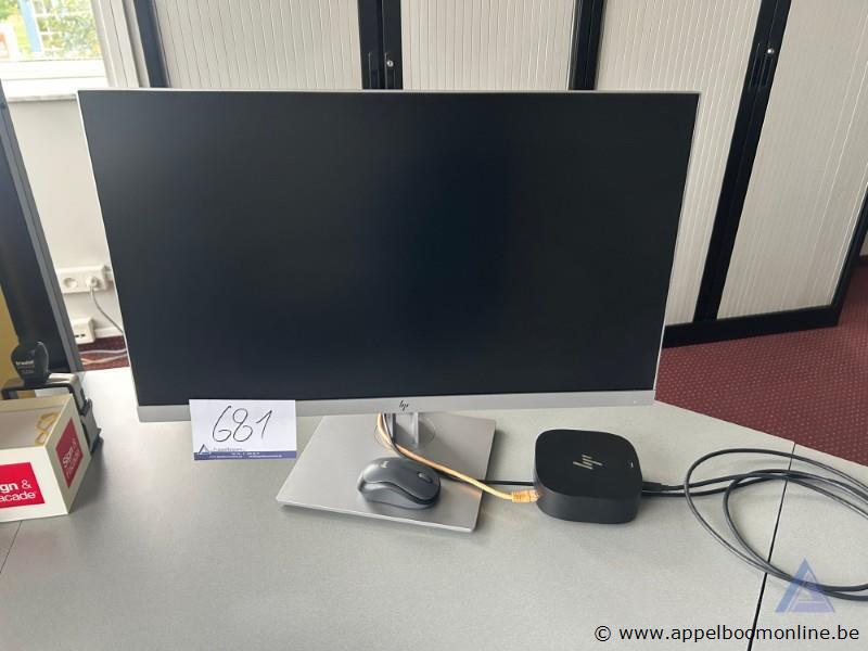 dockingstation HP plus monitor HP – foto 2 – kavel bij Appelboom