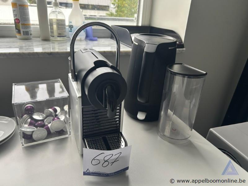 koffiemachine plus waterkoker – kavel bij Appelboom