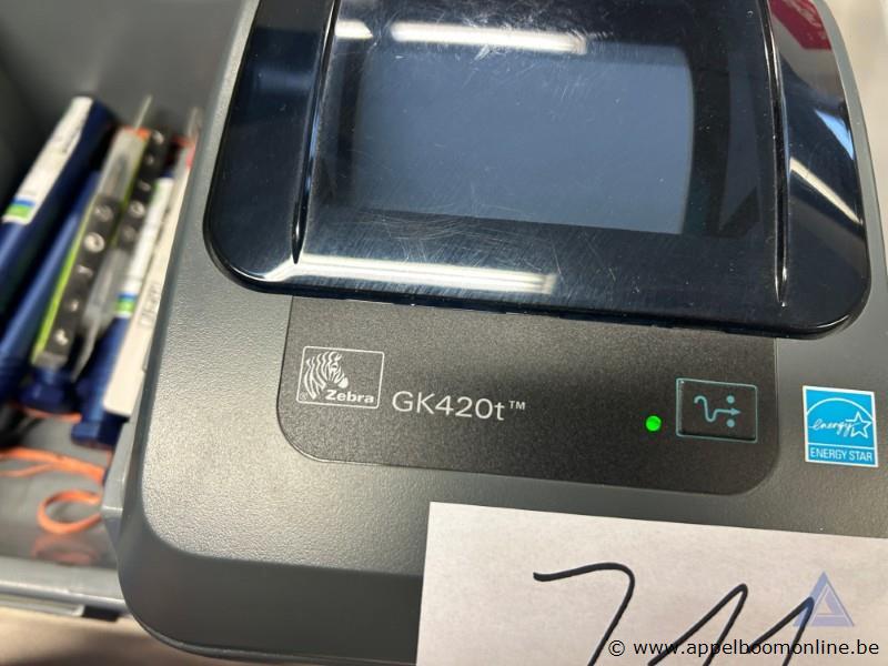 ticketprinter ZEBRA, GK420t – foto 3 – kavel bij Appelboom