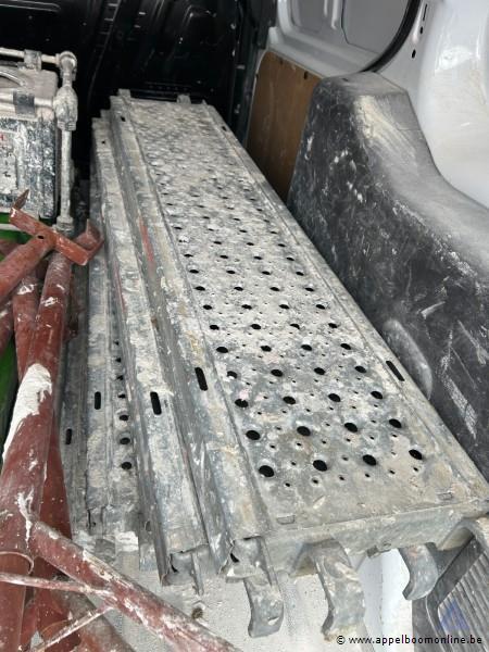 20x Aluminium steigerplanken ALTRAD, type ALTRALU, nuttige belasting 200 daN/m². afm 290cm – foto 6 – kavel bij Appelboom