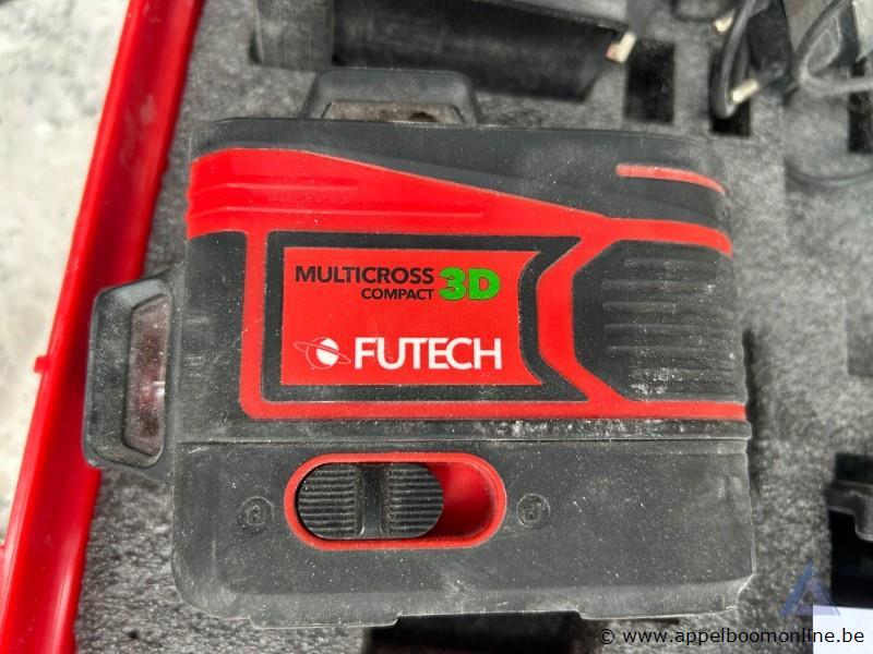 Kruislijnlaser FUTECH Multicross 3D Compact Green, serienummer 03560, in koffer met toebehoren. Werking niet gekend – foto 3 – kavel bij Appelboom
