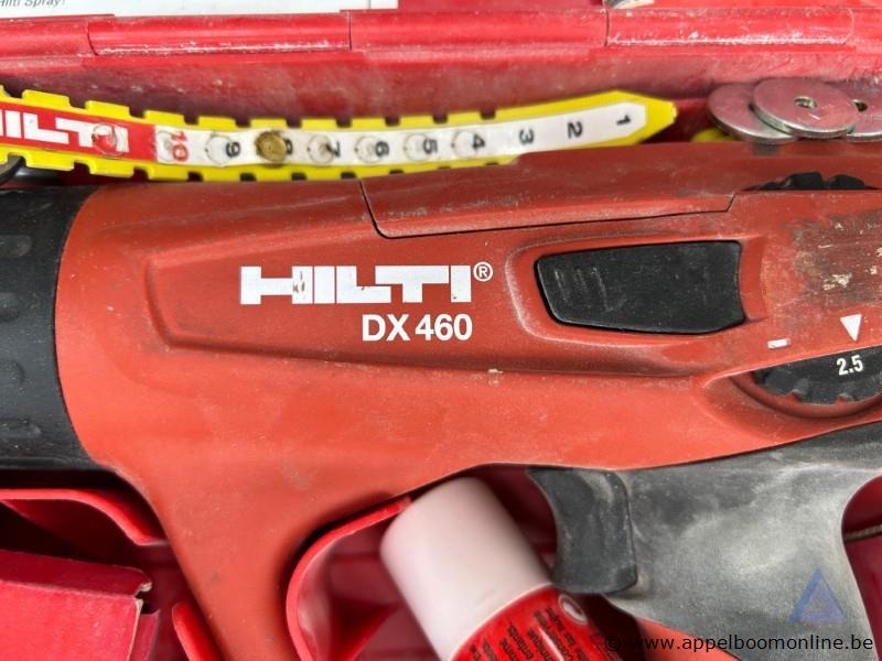 HILTI DX 460 directbevestigingsapparaat in koffer, inclusief diverse dozen met bevestigingsmiddelen, spuitbus en borstels – foto 3 – kavel bij Appelboom
