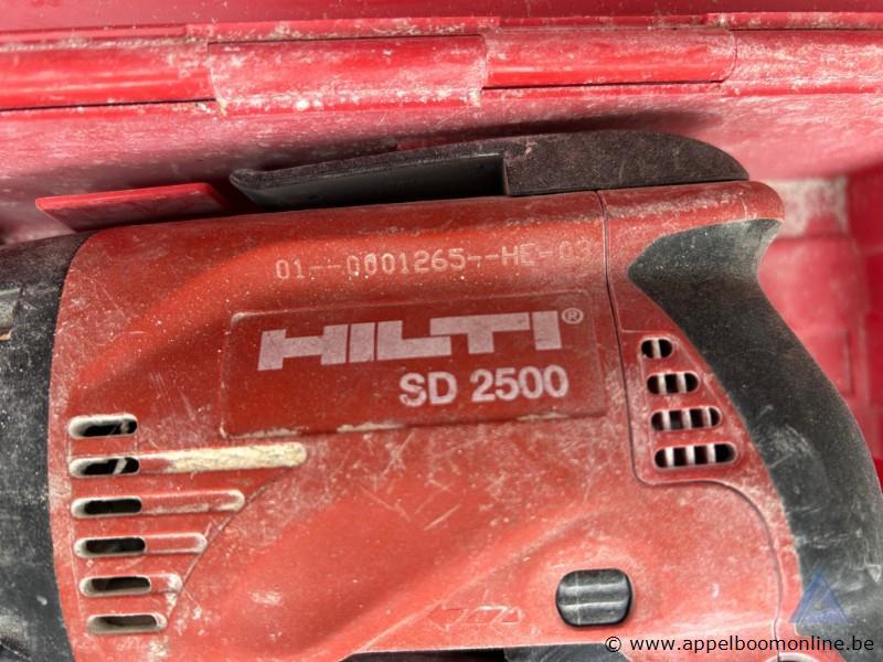 Boormachine HILTI SD 2500, inclusief koffer en diepteaanslag. Werking niet gekend – foto 3 – kavel bij Appelboom
