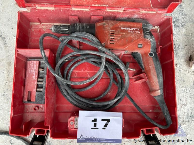 Schroefmachine HILTI SD45, 0,55kW, 230V, werking niet gekend – foto 2 – kavel bij Appelboom