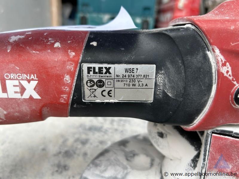 Wandschuurmachine FLEX WSE 7, 0,71 kW, 230 V, serienummer 24.974 377.821. Werking niet gekend – foto 3 – kavel bij Appelboom