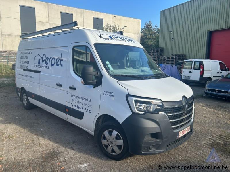 Lichte vrachtwagen RENAULT Master, VF1MA000567950576, 1e insch 15/10/2021, 32688km, 2299cm³, 100kW, diesel, manueel, mtm 3500kg, tarra 2342kg, 2 sl… – foto 4 – kavel bij Appelboom