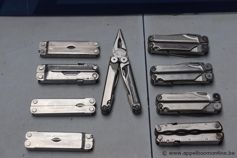9 zakmessen LEATHERMAN, 2xTOOL, REBAR, PSTII, 2x WAVE, 2X WAVE+, FUSE – foto 3 – kavel bij Appelboom