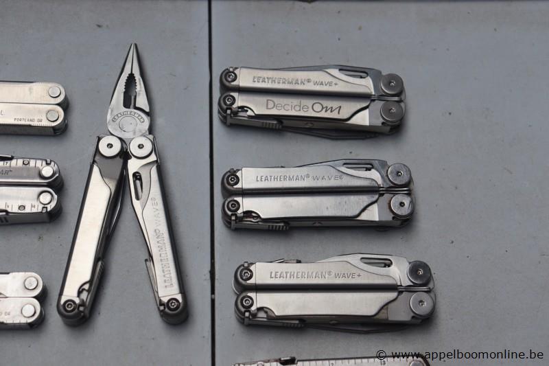 9 zakmessen LEATHERMAN, 2xTOOL, REBAR, PSTII, 2x WAVE, 2X WAVE+, FUSE – foto 4 – kavel bij Appelboom