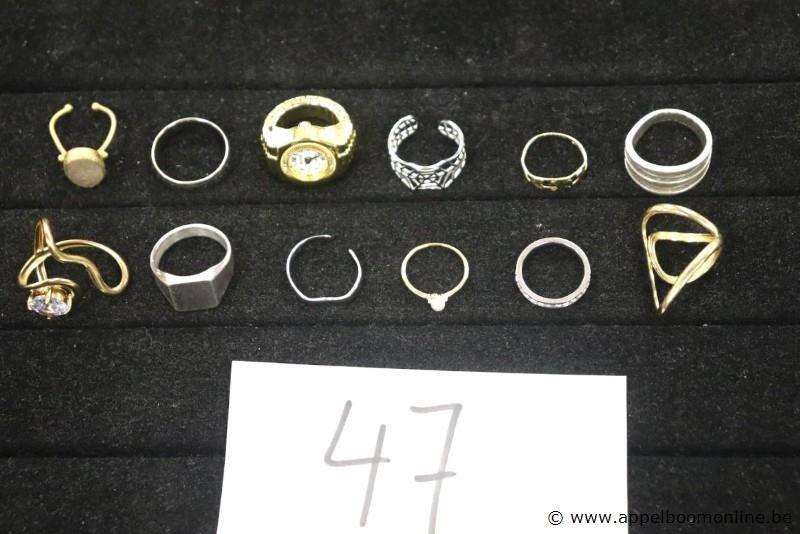 12 diverse ringen – foto 2 – kavel bij Appelboom